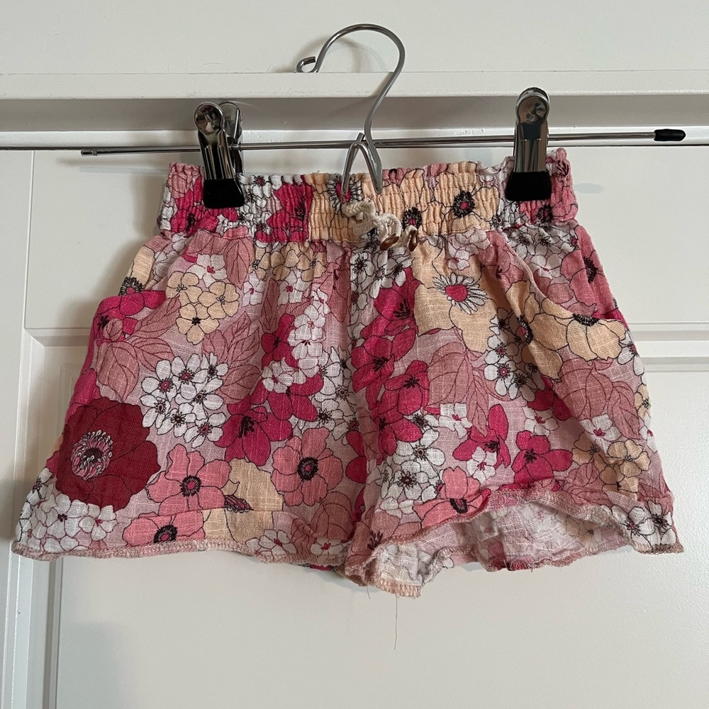$13 ADD ON Zara Shorts BABY GIRL Floral Linen Muslin‎ H&M Jamie Kay Cotton on